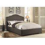 Zaira Upholstered Eastern King Bed - Dark Grey